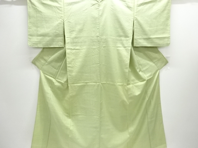 JAPANESE KIMONO / ANTIQUE HITOE KIMONO / TSUMUGI / ONE CREST